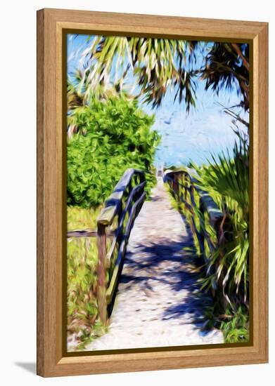 Way to the Beach - In the Style of Oil Painting-Philippe Hugonnard-Framed Premier Image Canvas