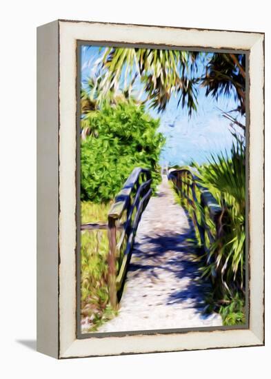 Way to the Beach - In the Style of Oil Painting-Philippe Hugonnard-Framed Premier Image Canvas