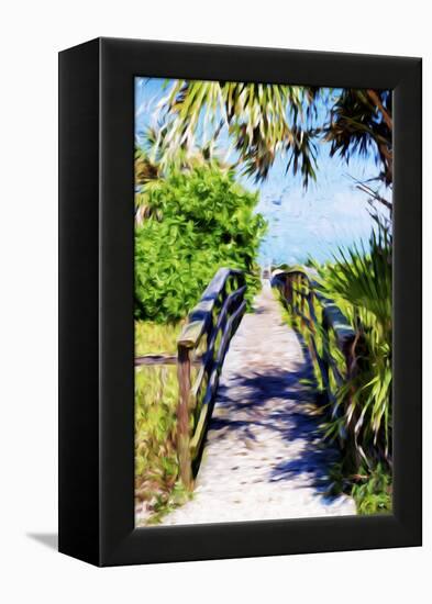 Way to the Beach - In the Style of Oil Painting-Philippe Hugonnard-Framed Premier Image Canvas