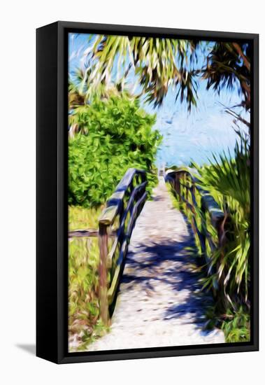 Way to the Beach - In the Style of Oil Painting-Philippe Hugonnard-Framed Premier Image Canvas