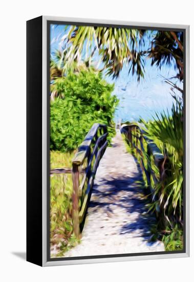 Way to the Beach - In the Style of Oil Painting-Philippe Hugonnard-Framed Premier Image Canvas