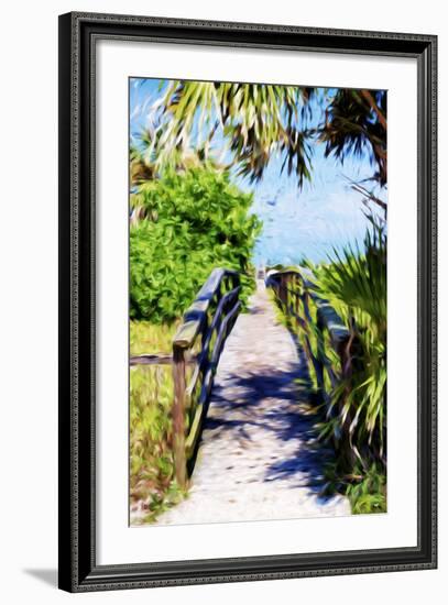 Way to the Beach - In the Style of Oil Painting-Philippe Hugonnard-Framed Giclee Print