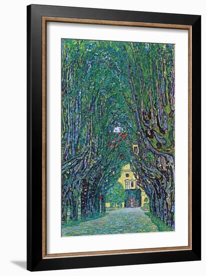 Way To The Park-Gustav Klimt-Framed Art Print