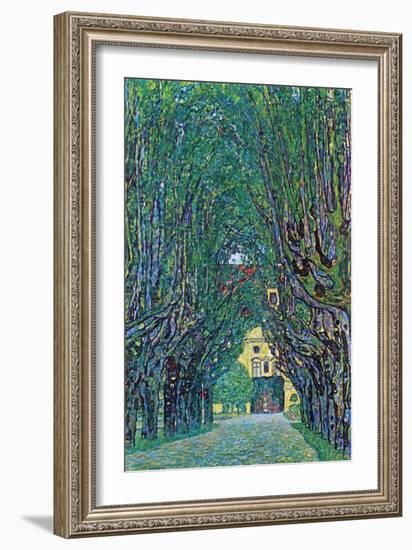 Way to the Park-Gustav Klimt-Framed Art Print