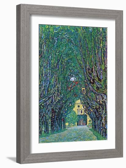 Way to the Park-Gustav Klimt-Framed Art Print