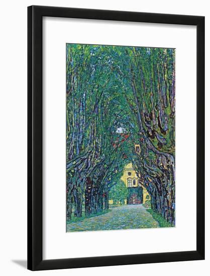 Way to the Park-Gustav Klimt-Framed Art Print