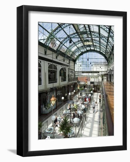 Wayfarer's Victorian Shopping Arcade, Southport, Merseyside, England, United Kingdom, Europe-Ethel Davies-Framed Photographic Print