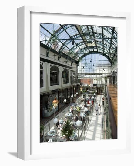 Wayfarer's Victorian Shopping Arcade, Southport, Merseyside, England, United Kingdom, Europe-Ethel Davies-Framed Photographic Print