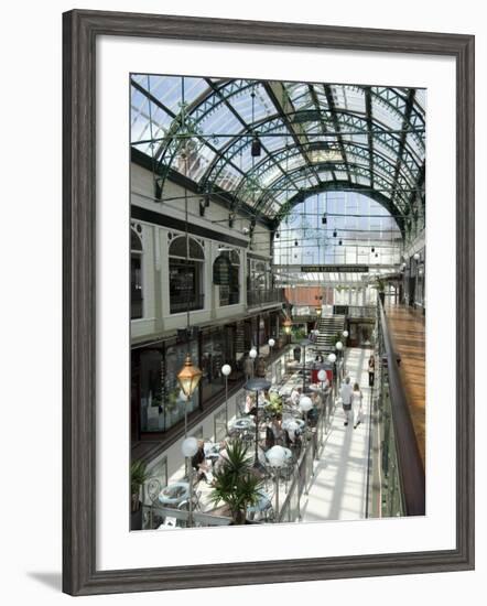 Wayfarer's Victorian Shopping Arcade, Southport, Merseyside, England, United Kingdom, Europe-Ethel Davies-Framed Photographic Print