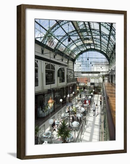 Wayfarer's Victorian Shopping Arcade, Southport, Merseyside, England, United Kingdom, Europe-Ethel Davies-Framed Photographic Print