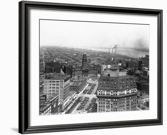 Wayne County Building in Detroit, Michigan-null-Framed Photographic Print