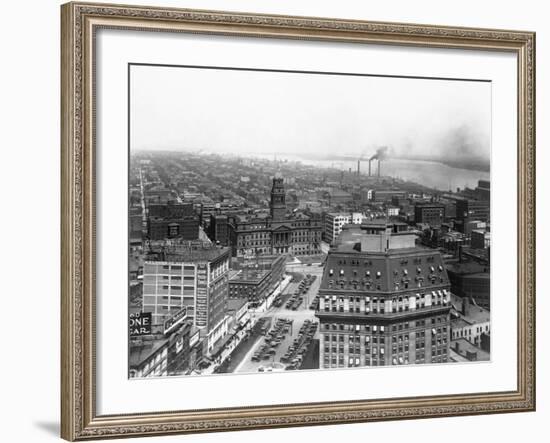 Wayne County Building in Detroit, Michigan-null-Framed Photographic Print