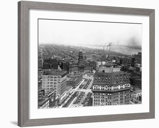 Wayne County Building in Detroit, Michigan-null-Framed Photographic Print