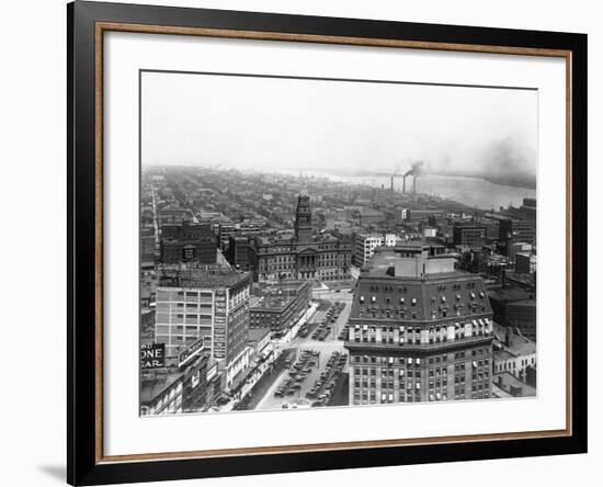 Wayne County Building in Detroit, Michigan-null-Framed Photographic Print