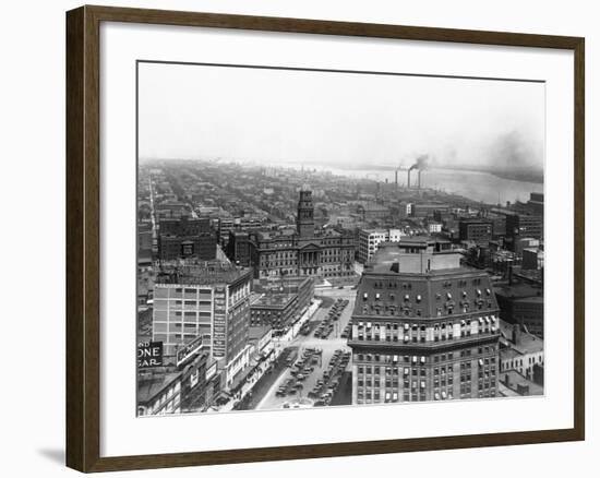 Wayne County Building in Detroit, Michigan-null-Framed Photographic Print