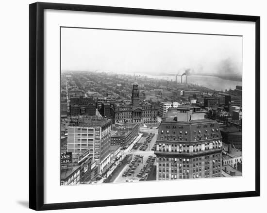 Wayne County Building in Detroit, Michigan-null-Framed Photographic Print