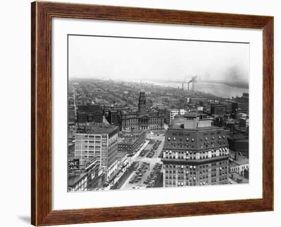 Wayne County Building in Detroit, Michigan-null-Framed Photographic Print