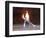 Wayne Gretzky and Others with Burning Olympic Cauldron, Opening Ceremonies for the XXI Winter Games-null-Framed Photographic Print