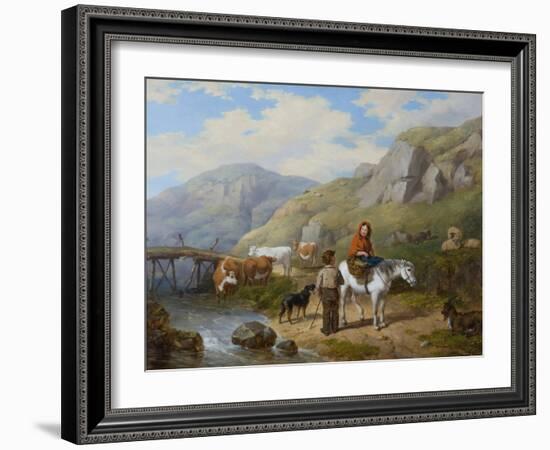 Wayside Gossip, 1846-Isaac Henzell-Framed Giclee Print