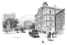 Queen Street, at the Edward Street Corner, Brisbane, 1860-WC Fitler-Framed Giclee Print