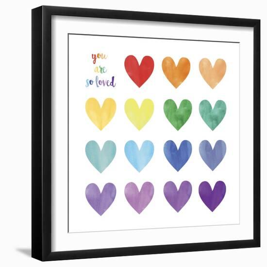 WC Hearts-Erin Clark-Framed Premium Giclee Print