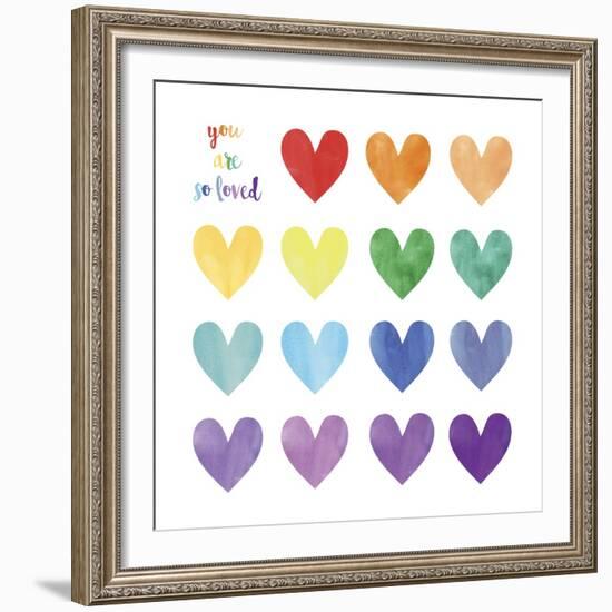 WC Hearts-Erin Clark-Framed Giclee Print