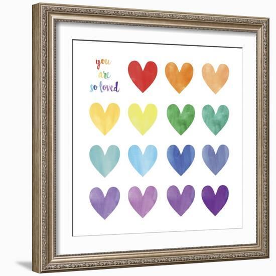 WC Hearts-Erin Clark-Framed Giclee Print