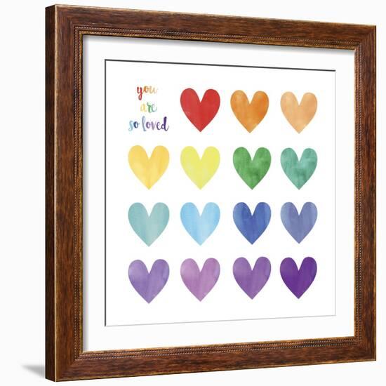 WC Hearts-Erin Clark-Framed Giclee Print