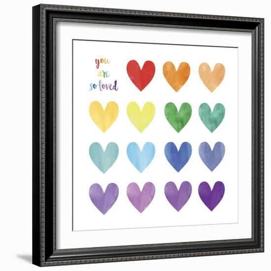 WC Hearts-Erin Clark-Framed Giclee Print