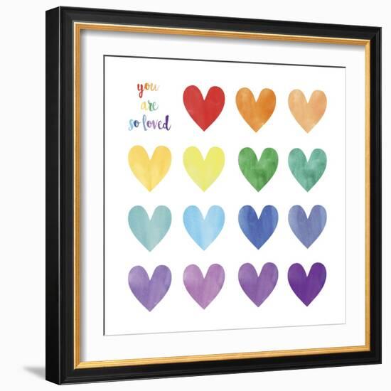 WC Hearts-Erin Clark-Framed Giclee Print