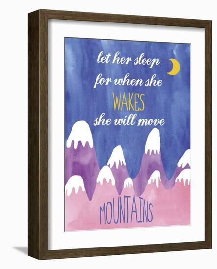 WC Sleep-Erin Clark-Framed Giclee Print