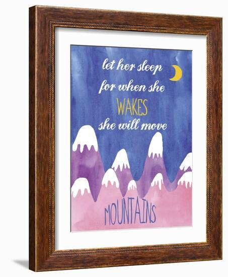 WC Sleep-Erin Clark-Framed Giclee Print