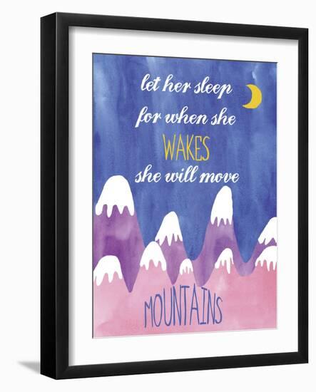 WC Sleep-Erin Clark-Framed Giclee Print