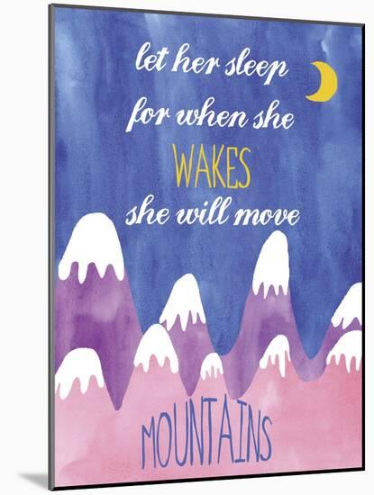 WC Sleep-Erin Clark-Mounted Giclee Print