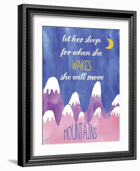 WC Sleep-Erin Clark-Framed Giclee Print