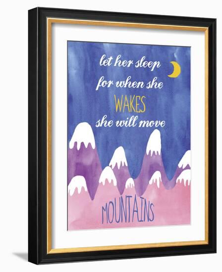 WC Sleep-Erin Clark-Framed Giclee Print