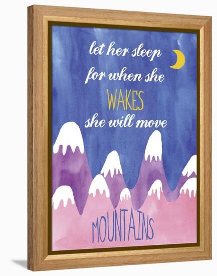 WC Sleep-Erin Clark-Framed Premier Image Canvas