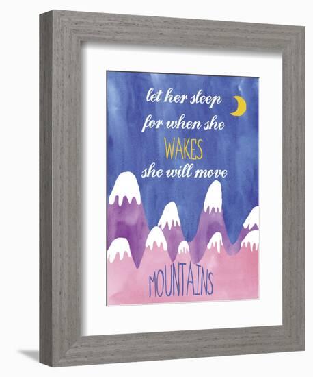 WC Sleep-Erin Clark-Framed Giclee Print