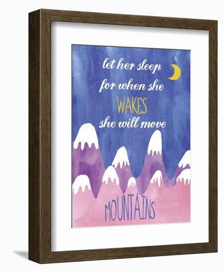 WC Sleep-Erin Clark-Framed Giclee Print