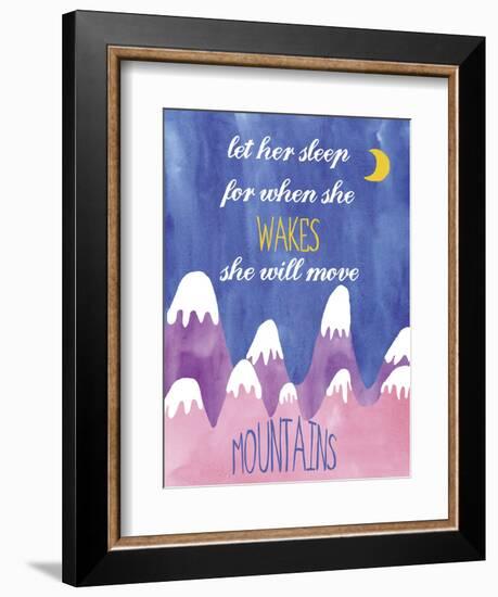 WC Sleep-Erin Clark-Framed Giclee Print