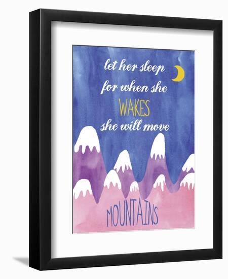 WC Sleep-Erin Clark-Framed Giclee Print