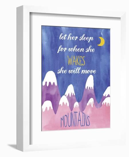 WC Sleep-Erin Clark-Framed Giclee Print