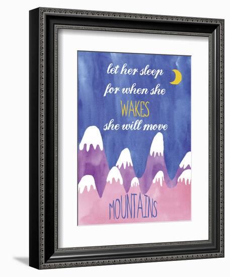 WC Sleep-Erin Clark-Framed Giclee Print