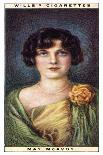 May Mcavoy (1899-198), American Actress, 1928-WD & HO Wills-Framed Giclee Print