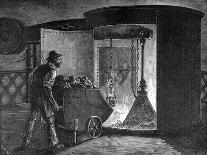 Charging a Modern Blast Furnace, Govan Iron Works, Glasgow, C1880-WD Scott-Moncrieff-Framed Giclee Print