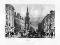 Cheapside and Bow Church, London, 19th Century-WE Albutt-Premier Image Canvas