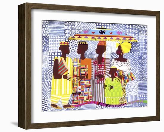 We are African People-Varnette Honeywood-Framed Art Print