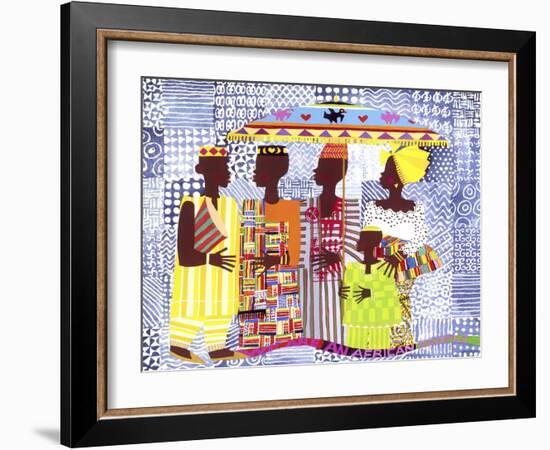 We are African People-Varnette Honeywood-Framed Art Print