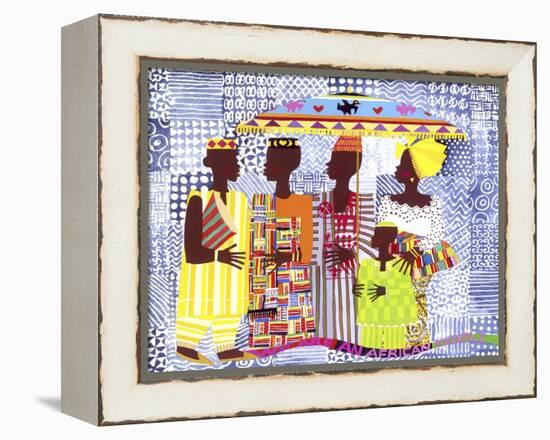 We are African People-Varnette Honeywood-Framed Stretched Canvas