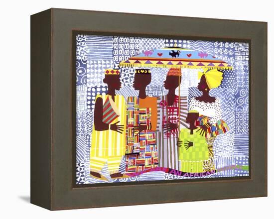 We are African People-Varnette Honeywood-Framed Stretched Canvas